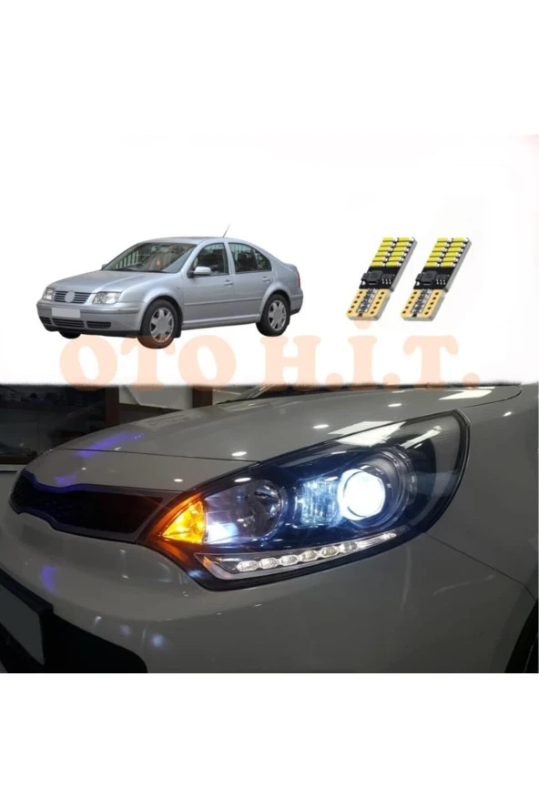 OTO H.İ.T.  Volkswagen Bora Uyumlu Park Ampulü Beyaz Led Aydınlatma Ampulü Canbus'li ürün görseli 1