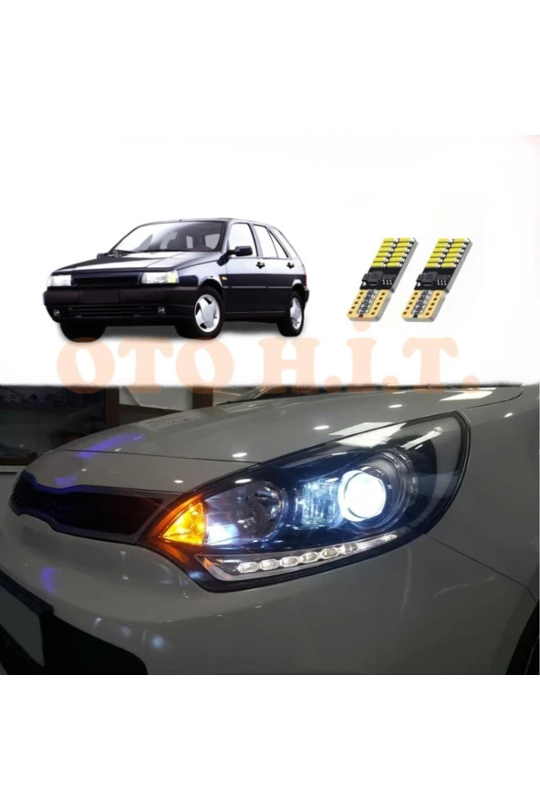 OTO H.İ.T.  Fiat Tipo Uyumlu Park Ampulü Beyaz Led Aydınlatma Ampulü Canbus'li ürün görseli 1