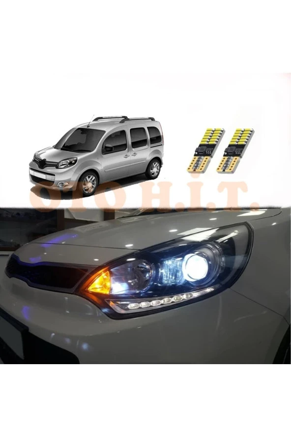OTO H.İ.T.  Renault Kango 10-16 Uyumlu Park Ampulü Beyaz Led Aydınlatma Ampulü Canbus'li ürün görseli 1