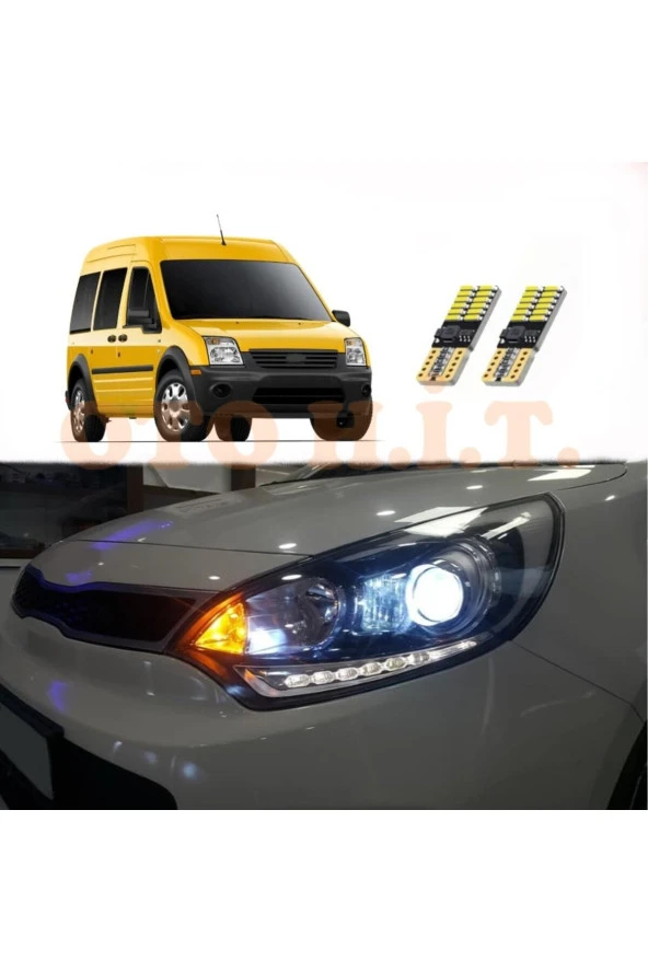 OTO H.İ.T.  Ford Connect Uyumlu Park Ampulü Beyaz Led Aydınlatma Ampulü Canbus'li ürün görseli 1