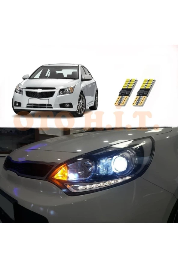OTO H.İ.T.  Chevrolet Cruze Uyumlu Park Ampulü Beyaz Led Aydınlatma Ampulü Canbus'li ürün görseli 1