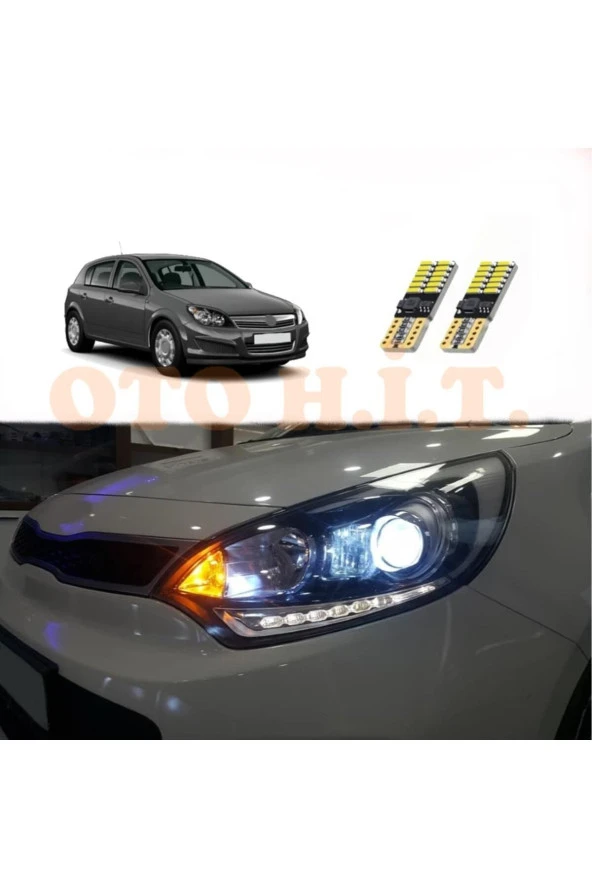 OTO H.İ.T.  Opel Astra H Uyumlu Park Ampulü Beyaz Led Aydınlatma Ampulü Canbus'li ürün görseli 1