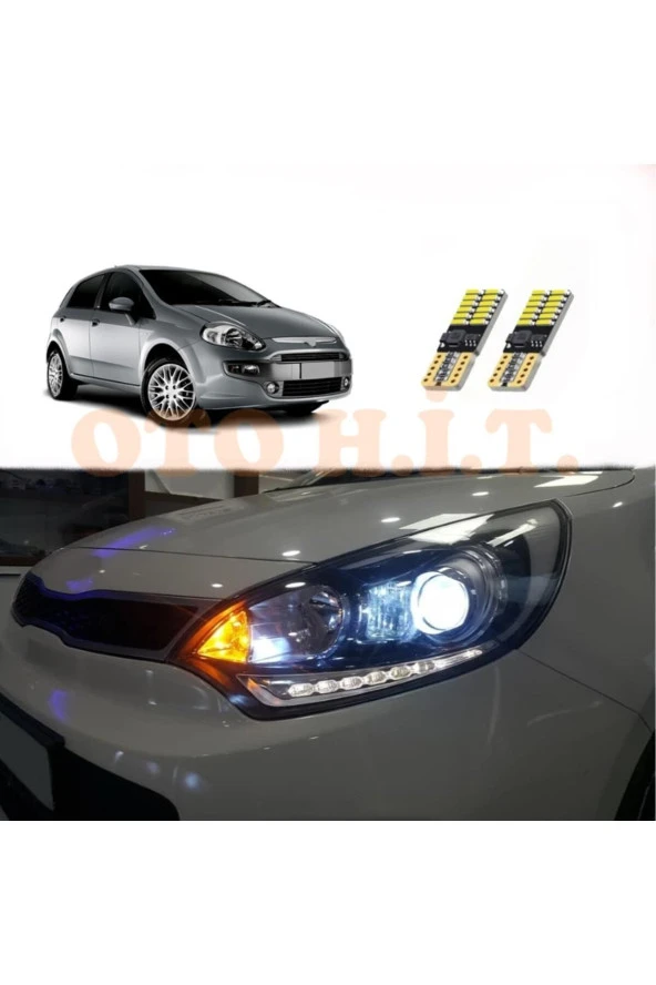 OTO H.İ.T.  Fiat Punto Uyumlu Park Ampulü Beyaz Led Aydınlatma Ampulü Canbus'li ürün görseli 1