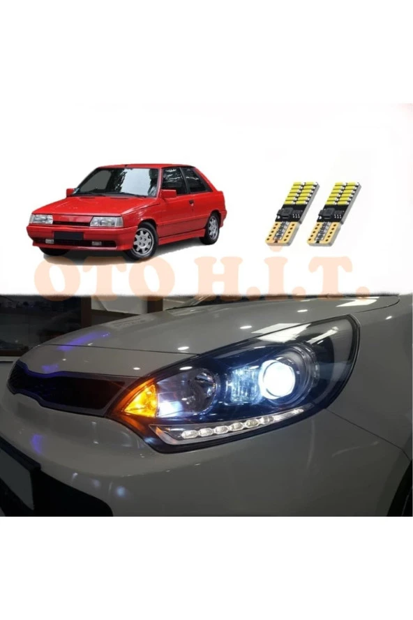 OTO H.İ.T.  Renault 11 Uyumlu Park Ampulü Beyaz Led Aydınlatma Ampulü Canbus'li ürün görseli 1