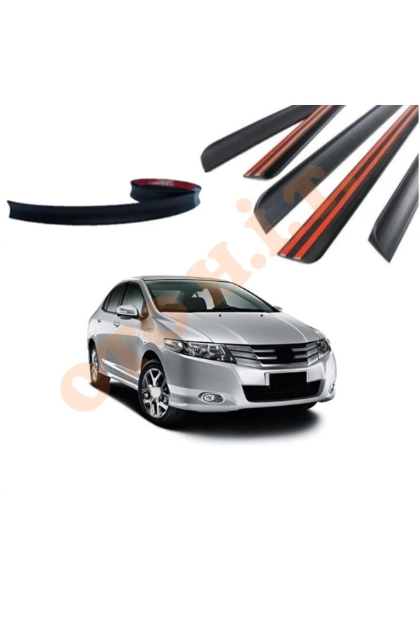 OTO H.İ.T.  HONDA CİTY 09-12 UYUMLU BAGAJ ÜSTÜ SPOİLER MAT SİYAH ürün görseli 1