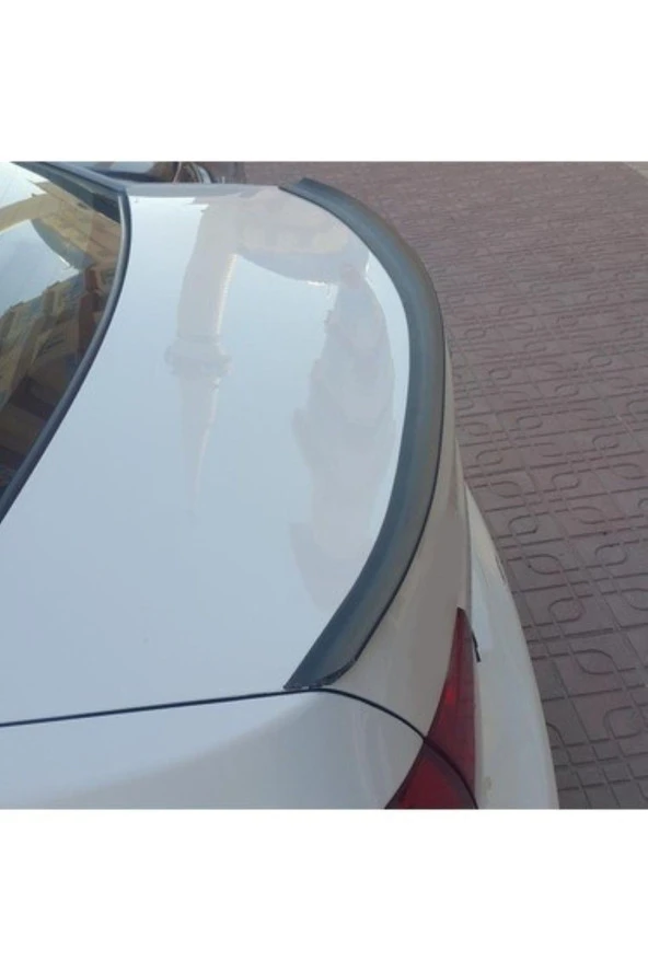 OTO H.İ.T.  CHEVROLET AVEO  06-11 UYUMLU BAGAJ ÜSTÜ SPOİLER MAT SİYAH ürün görseli 1