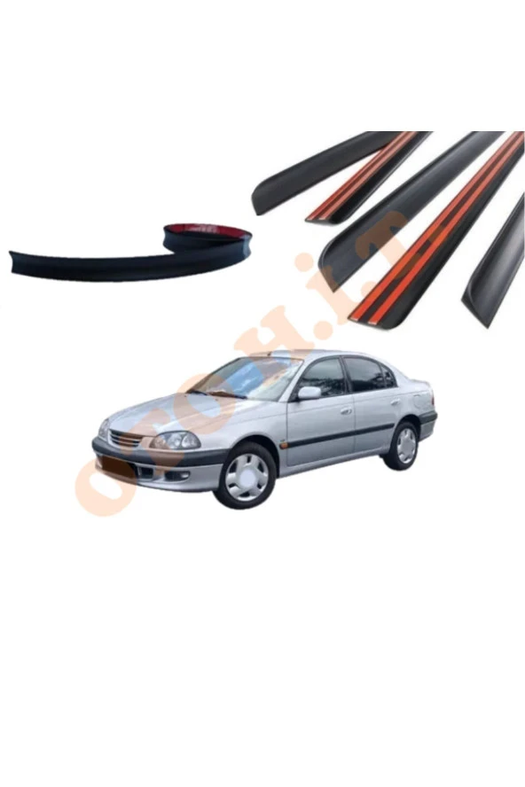 OTO H.İ.T.  TOYOTA AVENSİS 98-01 UYUMLU BAGAJ ÜSTÜ SPOİLER MAT SİYAH ürün görseli 1