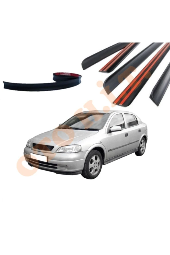 OTO H.İ.T.  OPEL ASTRA G SEDAN UYUMLU BAGAJ ÜSTÜ SPOİLER MAT SİYAH ürün görseli 1
