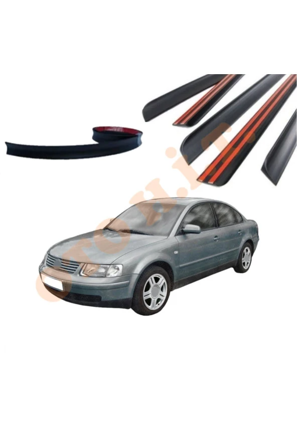 OTO H.İ.T.  VOLKSWAGEN PASSAT B5 UYUMLU BAGAJ ÜSTÜ SPOİLER MAT SİYAH ürün görseli 1