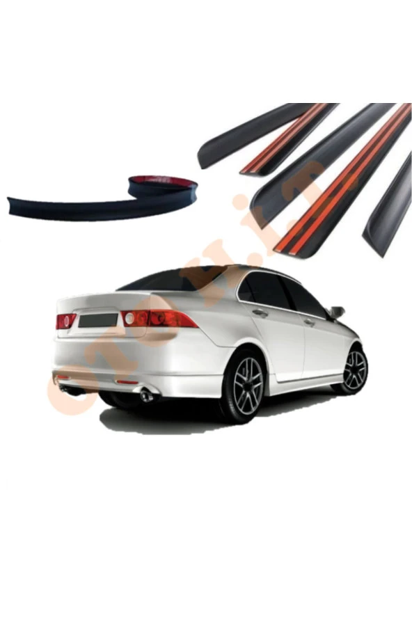 OTO H.İ.T.  HONDA ACCORD 03-08 UYUMLU BAGAJ ÜSTÜ SPOİLER MAT SİYAH ürün görseli 1
