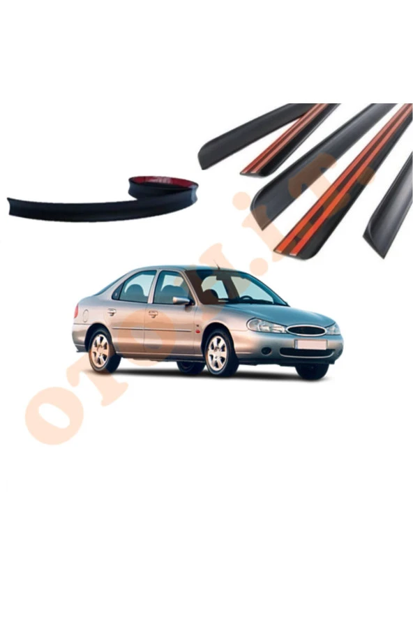 OTO H.İ.T.  FORD MONDEO 97-01 UYUMLU BAGAJ ÜSTÜ SPOİLER MAT SİYAH ürün görseli 1