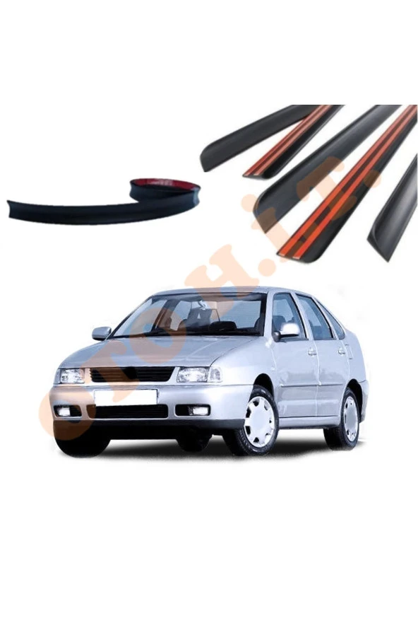 OTO H.İ.T.  VOLKSWAGEN POLO KLASİK UYUMLU BAGAJ ÜSTÜ SPOİLER MAT SİYAH ürün görseli 1