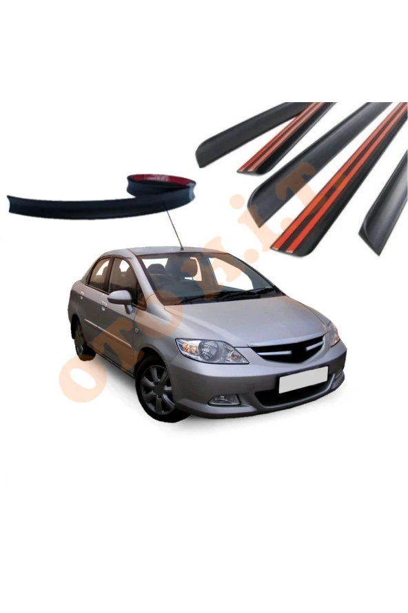 OTO H.İ.T.  HONDA CİTY 06-08 UYUMLU BAGAJ ÜSTÜ SPOİLER MAT SİYAH ürün görseli 1