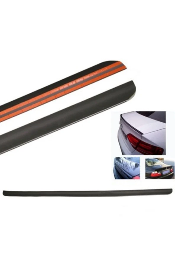 OTO H.İ.T.  SEAT CORDOBA UYUMLU BAGAJ ÜSTÜ SPOİLER MAT SİYAH ürün görseli 1