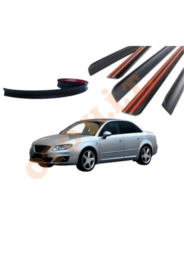 OTO H.İ.T.  SEAT EXEO UYUMLU BAGAJ ÜSTÜ SPOİLER MAT SİYAH ürün görseli 1