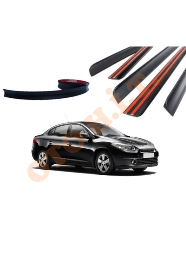 OTO H.İ.T.  RENAULT FLUENCE UYUMLU BAGAJ ÜSTÜ SPOİLER MAT SİYAH ürün görseli 1