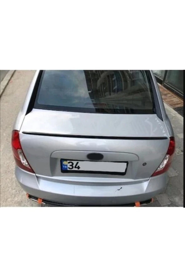 OTO H.İ.T.  Hyundai Accent Era Uyumlu Bagaj Üstü Spoiler Piano Black ürün görseli 1