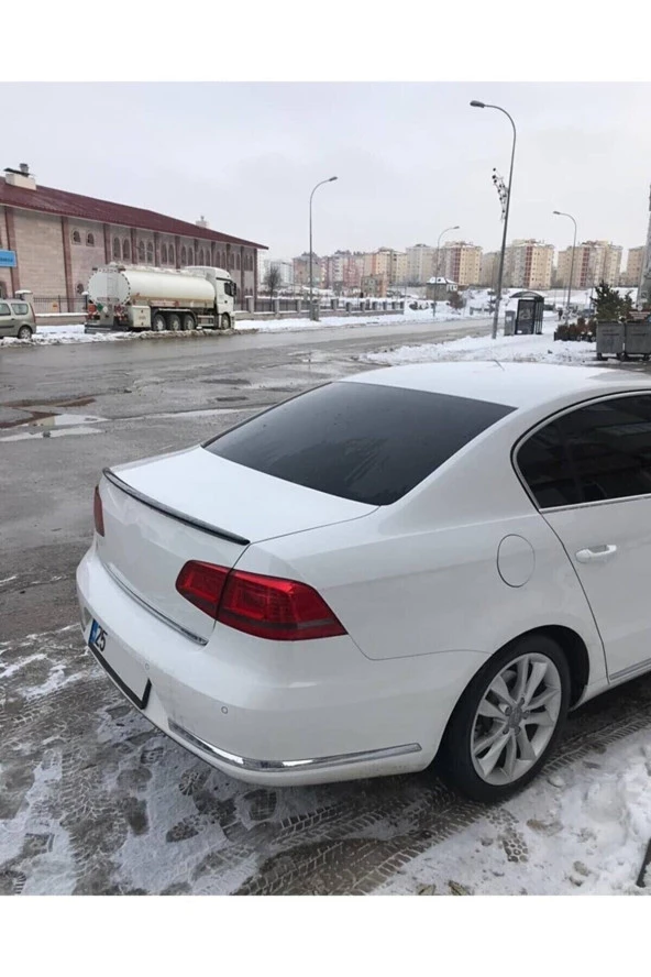 OTO H.İ.T.  Vw Passat B7 Uyumlu Bagaj Üstü Spoiler Piano Black ürün görseli 1