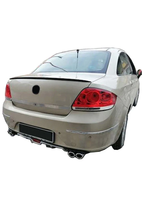 OTO H.İ.T.  Fiat Linea Uyumlu Bagaj Üstü Spoiler Piano Black ürün görseli 1