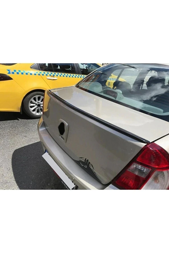 OTO H.İ.T.  Renault Smybol Sedan 1998-2008 Uyumlu Bagaj Üstü Spoiler Piano Black ürün görseli 1