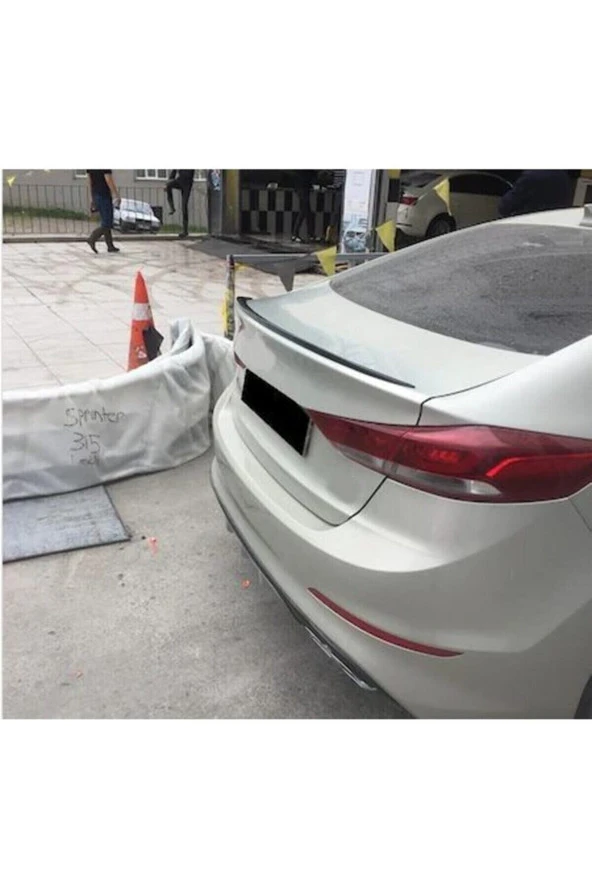 OTO H.İ.T.  Hyundai Elantra 2015-2018 Uyumlu  Bagaj Üstü Spoiler Piano Black ürün görseli 1