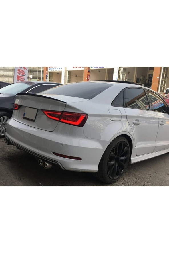 OTO H.İ.T.  Audi A3 Sedan Uyumlu Bagaj Üstü Spoiler Piano Black ürün görseli 1