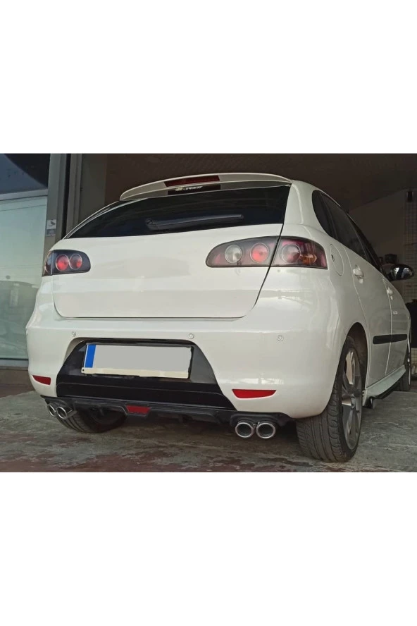 OTO H.İ.T.  SEAT İBİZA MK2 UYUMLU BODY KİT DİFÜZÖR 4 ÇIKIŞ SİYAH YUVARLAK ürün görseli 1
