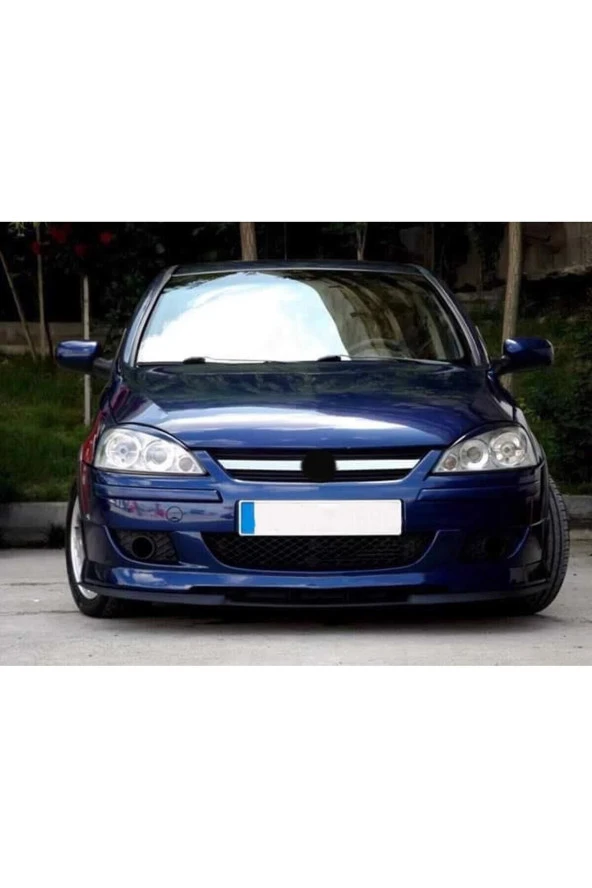 OTO H.İ.T.  OPEL CORSA C UYUMLU ÖN TAMPON EKİ CUPRA LİP MAT SİYAH BODY KİT ürün görseli 1