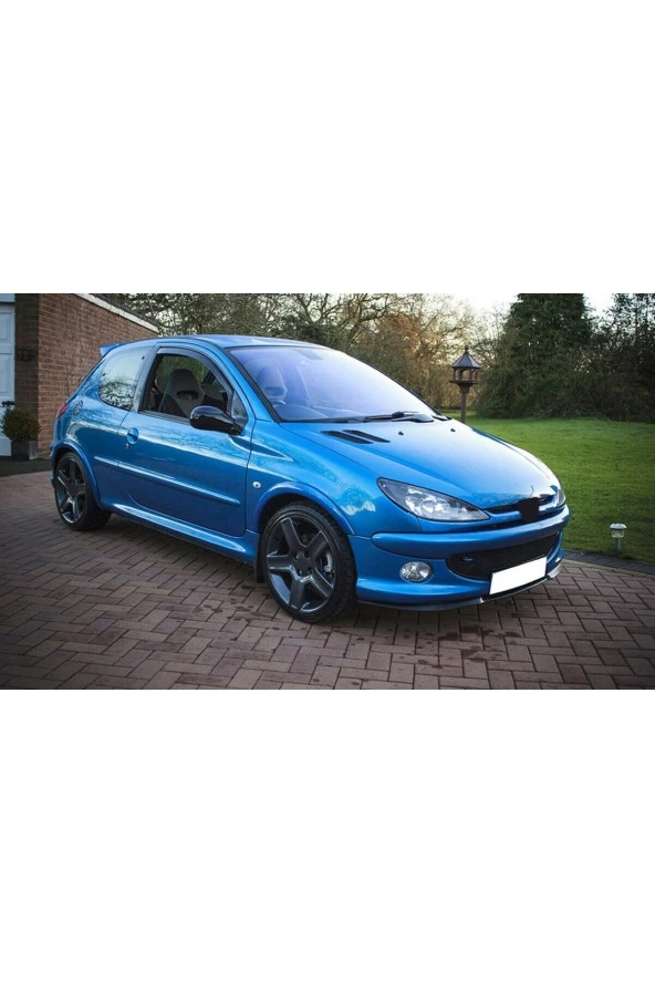 OTO H.İ.T.  PEUGEOT 206 UYUMLU ÖN TAMPON EKİ CUPRA LİP MAT SİYAH BODY KİT ürün görseli 1