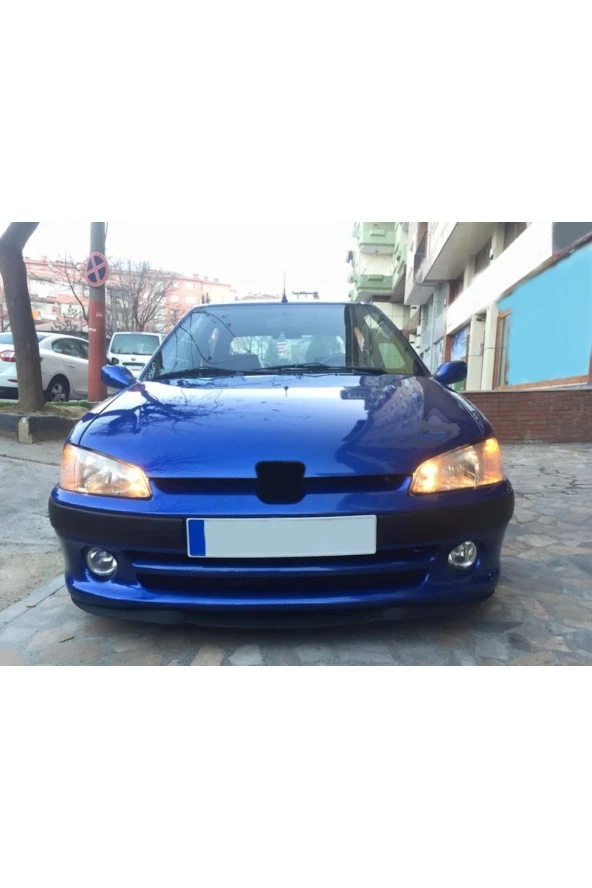 OTO H.İ.T.  PEUGEOT 106 UYUMLU ÖN TAMPON EKİ CUPRA LİP MAT SİYAH BODY KİT ürün görseli 1