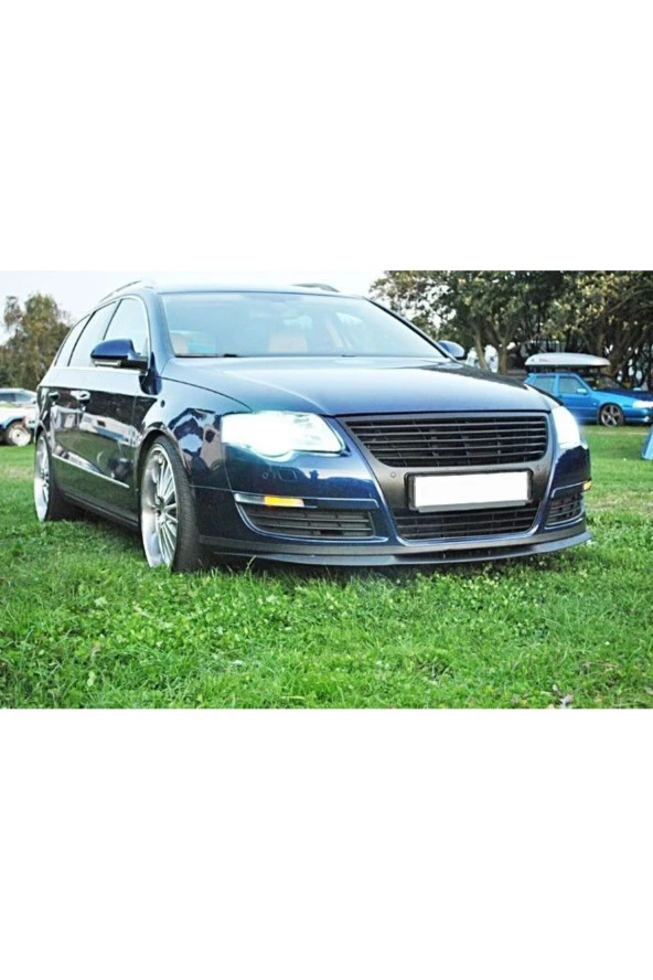 OTO H.İ.T.  VOLKSWAGEN PASSAT B6 UYUMLU ÖN TAMPON EKİ CUPRA LİP MAT SİYAH BODY KİT ürün görseli 1