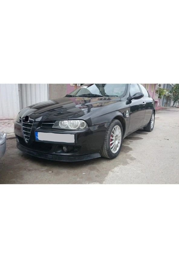 OTO H.İ.T.  ALFA ROMEO 156 UYUMLU BODY KİT ÖN TAMPON EKİ KIRILMAZ YUMUŞAK LİP MAT SİYAH ürün görseli 1