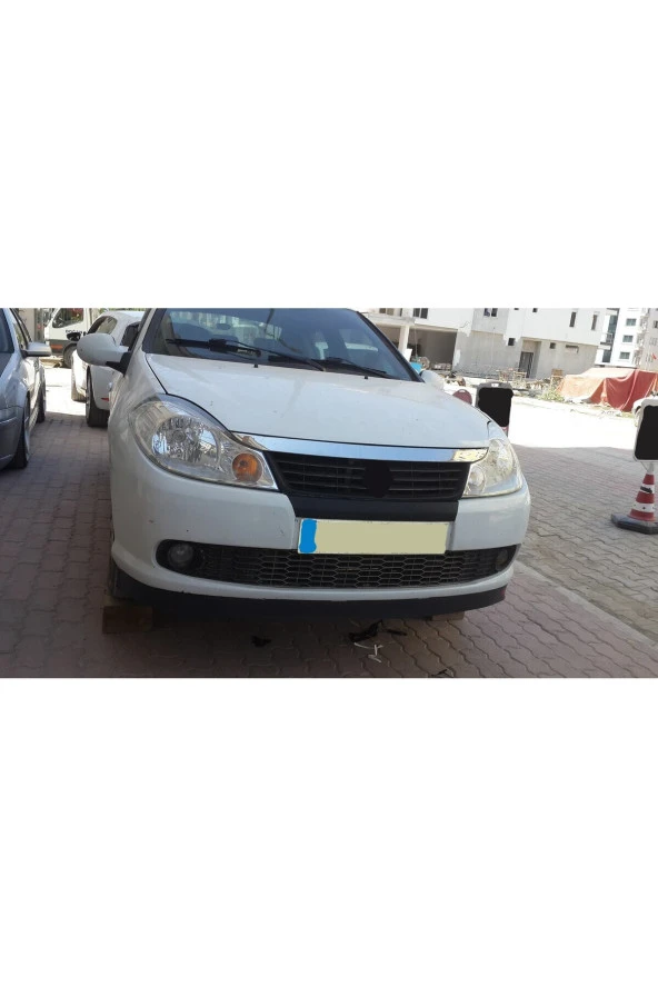 OTO H.İ.T.  RENAULT SYMBOL 08-12 UYUMLU BODY KİT ÖN TAMPON EKİ KIRILMAZ YUMUŞAK LİP MAT SİYAH ürün görseli 1