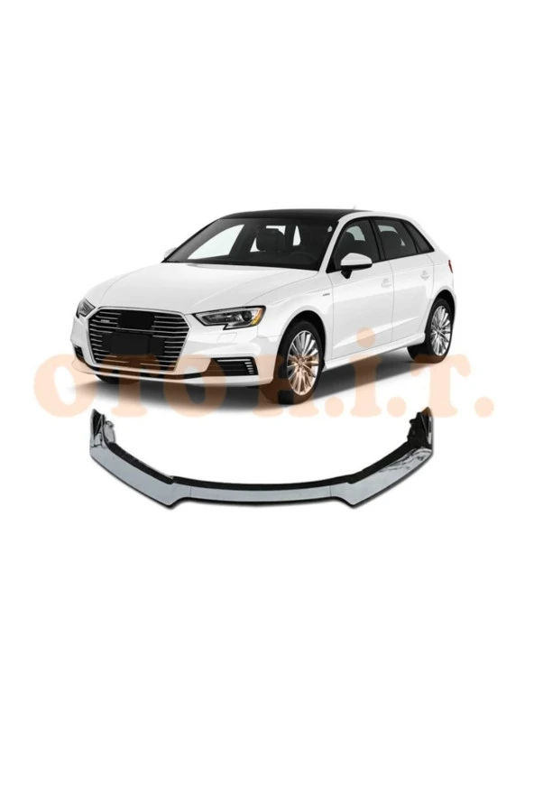 OTO H.İ.T.  Audi A3 Hatchback Uyumlu Ön Tampon Eki Bodykit Karlık Lip ürün görseli 1