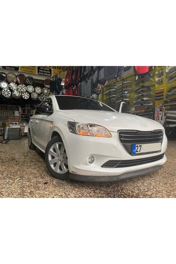 OTO H.İ.T.  Peugeot 301 Uyumlu Astra H Lip 2 Parça Ön Tampon Eki 1. Sınıf Kaliteli ürün görseli 1