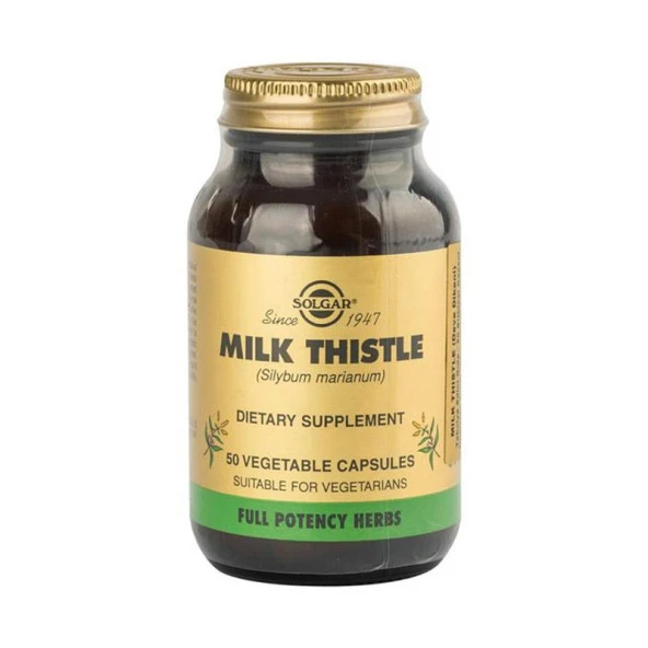 Solgar Milk Thistle 100Mg 50 Kap ürün görseli 1
