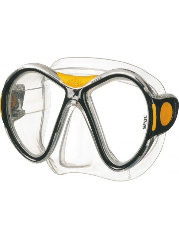SEAC SUB MASKE ITALICA (SEFFAF SLK./TURUNCU CERCEVE ürün görseli 1