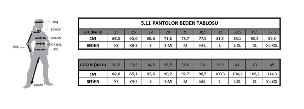 5.11 STRYKE KHAKI BAYAN PANTOLON - Resim 8