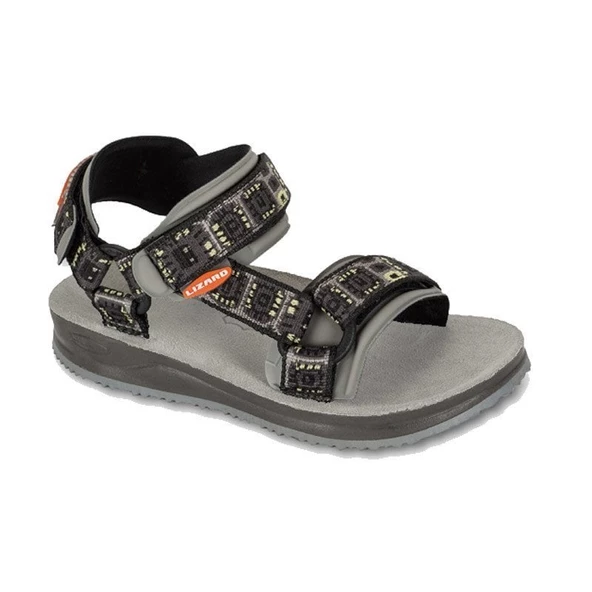 LIZARD SH JUNIOR SPONGE GRI COCUK SANDALET - Resim 4