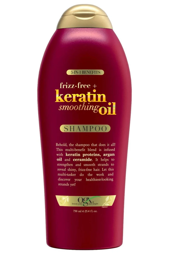 OGX Keratin Oil Kabarma Karşıtı Şampuan 750ML ürün görseli 1