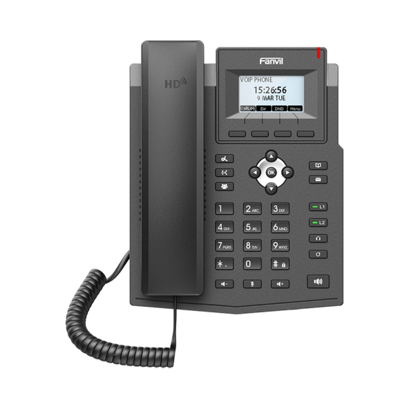 Fanvil X3S Lite IP Telefon -Siyah ürün görseli 1