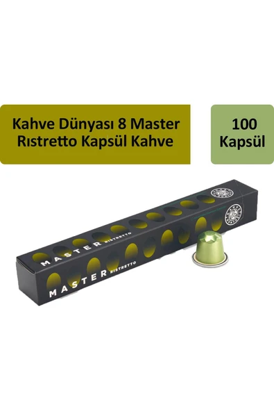 Kahve Dünyası 8 Master Rıstretto Kapsül Kahve x 10 Adet ürün görseli 1