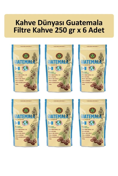 Kahve Dünyası Guatemala Filtre Kahve 250 gr x 6 Adet ürün görseli 1