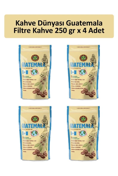 Kahve Dünyası Guatemala Filtre Kahve 250 gr x 4 Adet ürün görseli 1