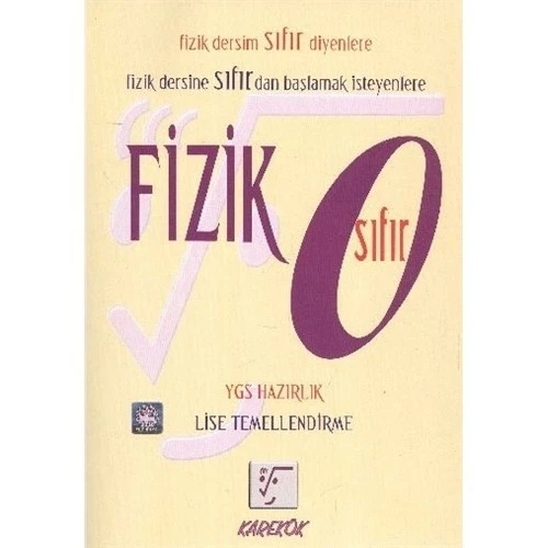 KAREKÖK FİZİK SIFIR LİSE TEMELLENDİRME ürün görseli 1