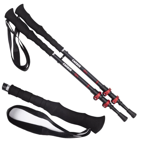 Evolite Carbon Quick-Lock Dıştan Kilitli Trekking Batonu - Resim 9