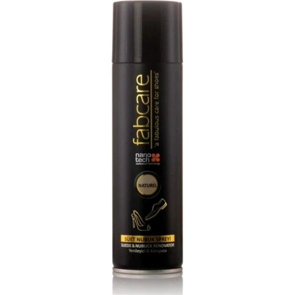 FABCARE NATUREL SÜET VE NUBUK SPREY BOYA 250 ML ürün görseli 1