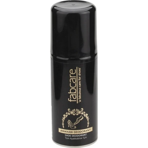 FABCARE AYAKKABI DEODORANTI SİYAH ŞİŞE 100ML ürün görseli 1