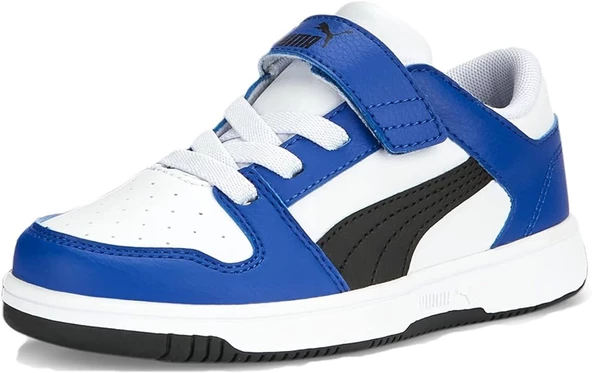 Puma PM Rebound Layup Lo SL V PS Beyaz Çocuk Ayakkabı 370492 19 ürün görseli 1