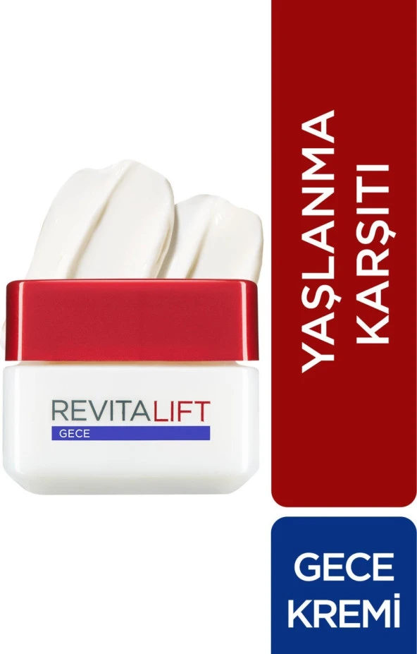 L'Oréal Paris Revitalift Gece Bakım Kremi ürün görseli 1